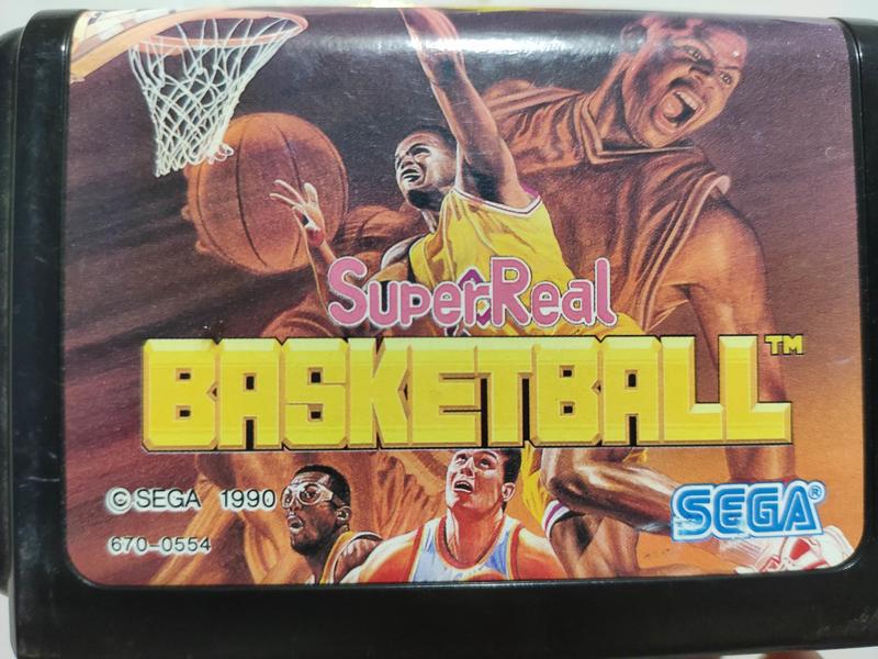 （原裝日卡）SEGA-MD卡帶-超級籃球(注意說明)