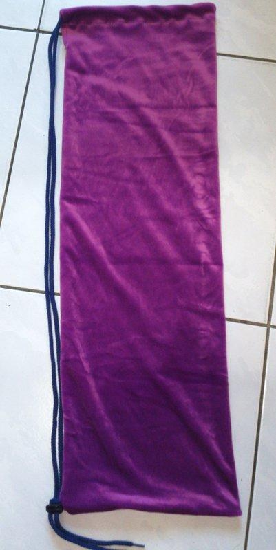 羽球絨布袋~淺紫~~80元(兩個以上免郵)