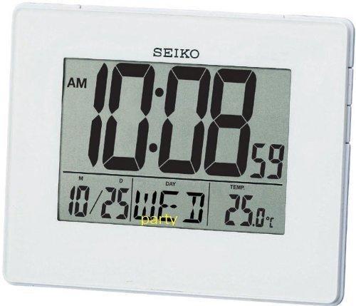 明時計【SEIKO】日本 精工 SEIKO 數位式鬧鐘 掛鐘 日曆/溫度顯示 QHL057W QHL057