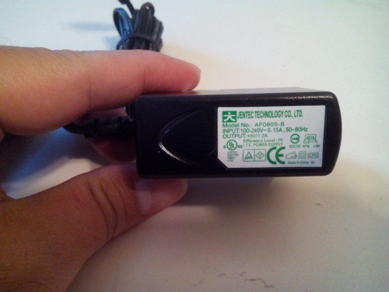 JENTEC USB Mini 5PIN 充電器5V/1.2A 型號:AF0605-B