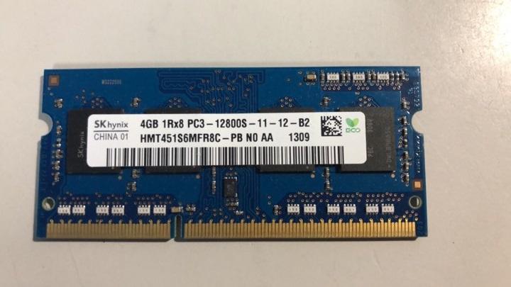 筆電記憶體 HYNIX海力士 DDR3 1600 4G雙面