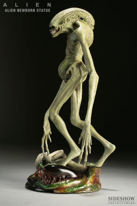 現貨供應)Sideshow BenToy AVP Alien Newborn逆種異形全身雕像竹谷隆之
