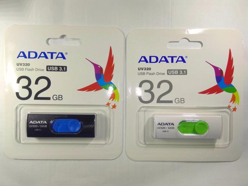 台灣威剛 UV320 , 32GB (32G), USB 3.1 隨身碟(也適用3.0), ADATA原廠公司貨終身保固