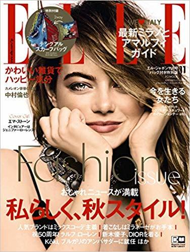 開放訂購   ELLE JAPON 2018年11月號 附:Desigual 2用圍巾包