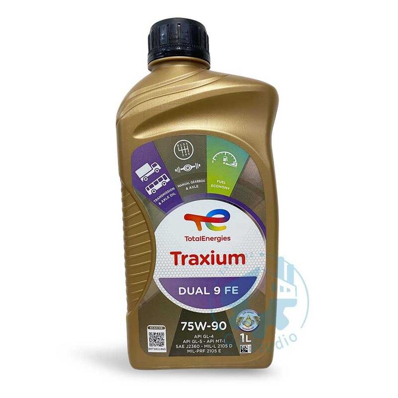 《油工坊》TOTAL TRAXIUM  DUAL 9 FE 75W90 合成 齒輪油 手排油 LSD 後差速器