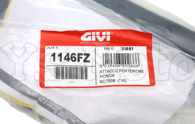 Y.S GIVI 1146FZ Honda NC750S/X系列 後架/後車架/後箱架/後行李箱架/鐵架/後貨架 16-