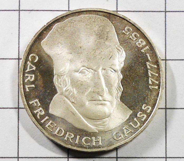 FD105 德國1977年 卡爾·弗里德人像銀幣