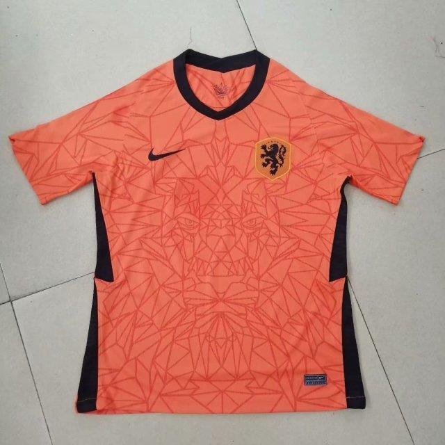 歐洲杯盃國家隊荷蘭足球衣荷蘭主場足球衣NIKE國家隊足球衣荷蘭橙色足球衣短袖 球迷版短袖泰版球衣