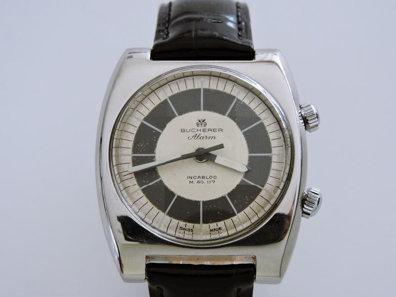 原裝真品 Bucherer 寶齊萊 & MILUS 美力士 聯名鬧鈴機械古董錶（保留中）