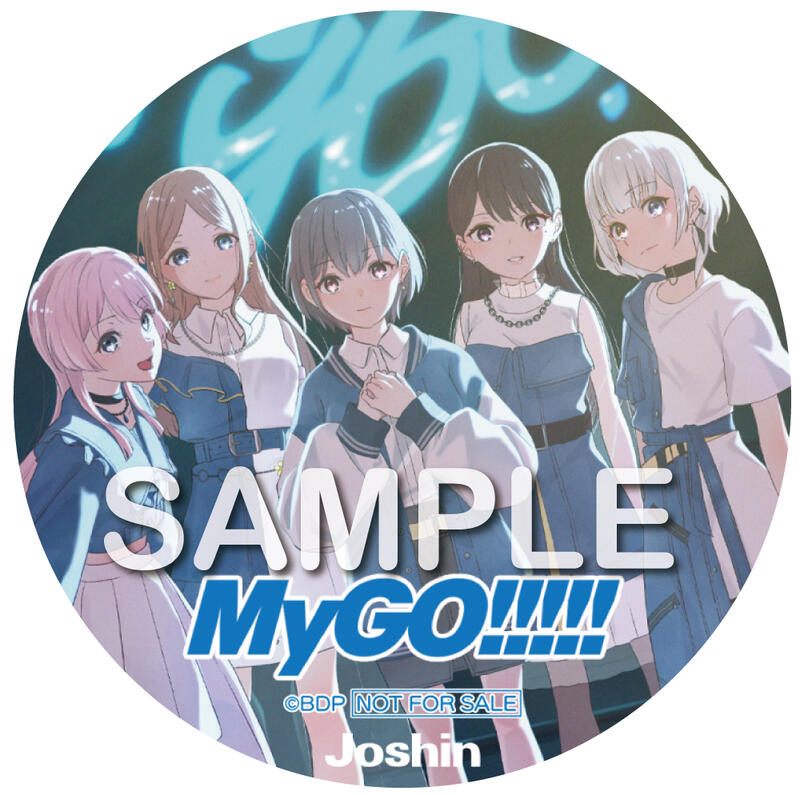 日版MyGO!!!!! 聿日箋秋特典徽章高松燈千早愛音椎名立希長崎爽世要樂奈