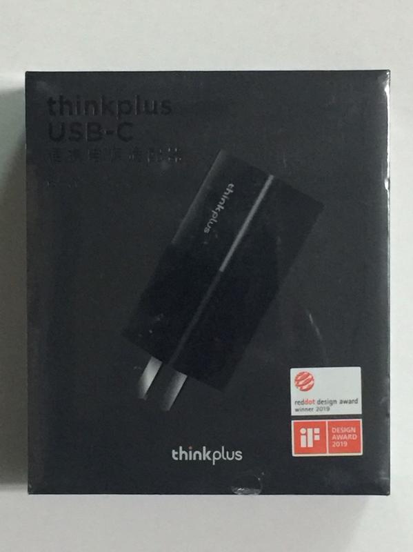 NS 缺貨 聯想 ThinkPlus USB-C 65W 口紅電源 黑色 原廠 36003081