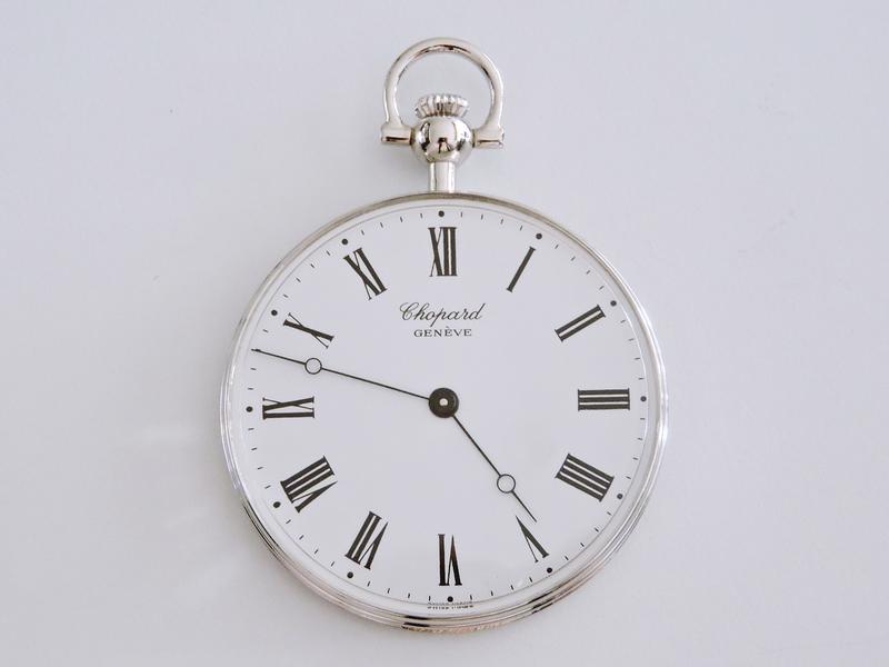 原裝真品 典藏 CHOPARD 蕭邦 LUC 800純銀古董機械懷錶