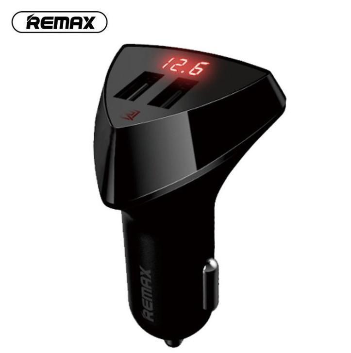 Remax 外星人2U 電壓顯示 3.4A 雙USB車充 車用充電器 點煙器 快充 點菸器 車用品 330G31