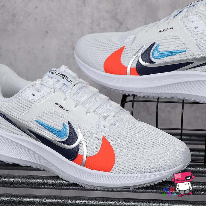 球鞋補習班NIKE AIR ZOOM PEGASUS 40 PRM 白彩緩震男慢跑飛馬FB7179