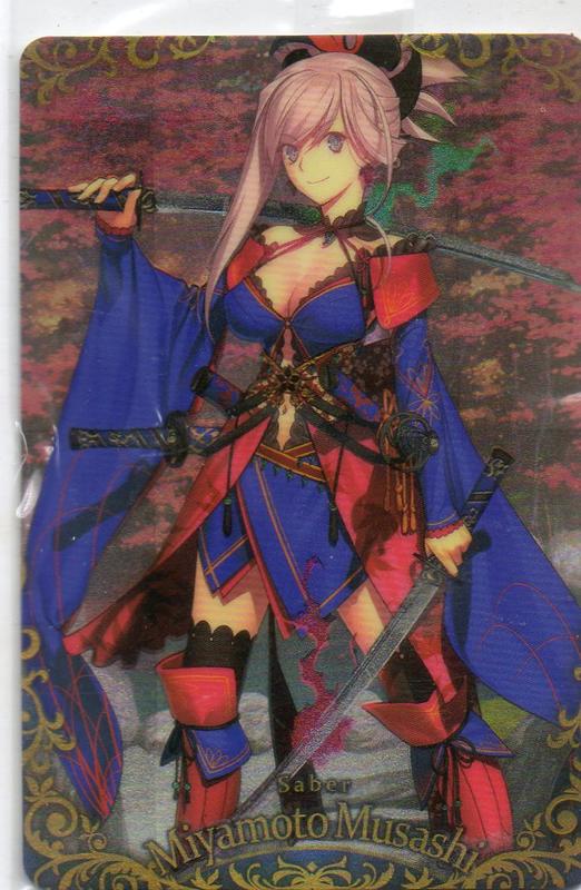 SD好卡拍賣網 -- Fate/Grand Order 威化餅 食玩卡 第3彈 - SSR 25 宮本武藏
