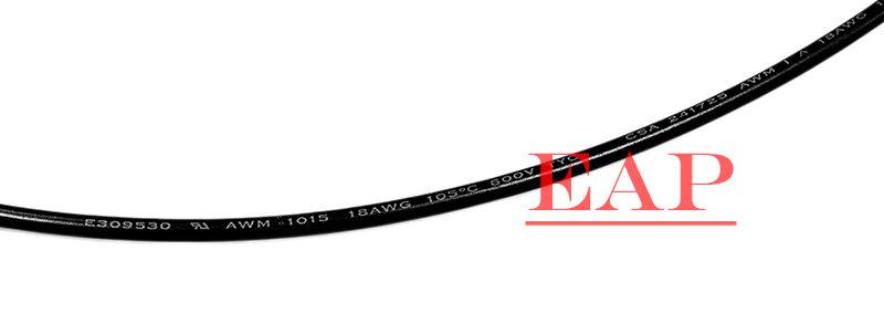 EAP●18AWG 300V絕緣PVC包覆 0.8mm平方 高導電純錫線多芯線 21芯電線 0.8平方 黑色