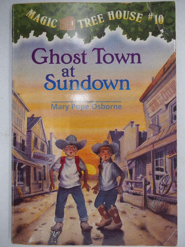 【月界二手書】Ghost Town at Sundown_Mary Pope Osborne_神奇樹屋〖少年童書〗CJO