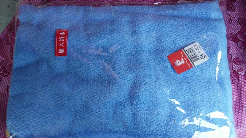 MIT加大浴巾一條促銷價150元*厚實*超強吸水*棉100%*觸感舒適*柔軟*實用*耐用*顏色:藍,黃,紫,綠, 粉色