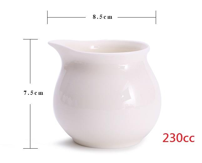 【九如茶．器】 羊脂釉 茶海 / 公道杯 分茶器 230 cc 茶道配件(C6-B)