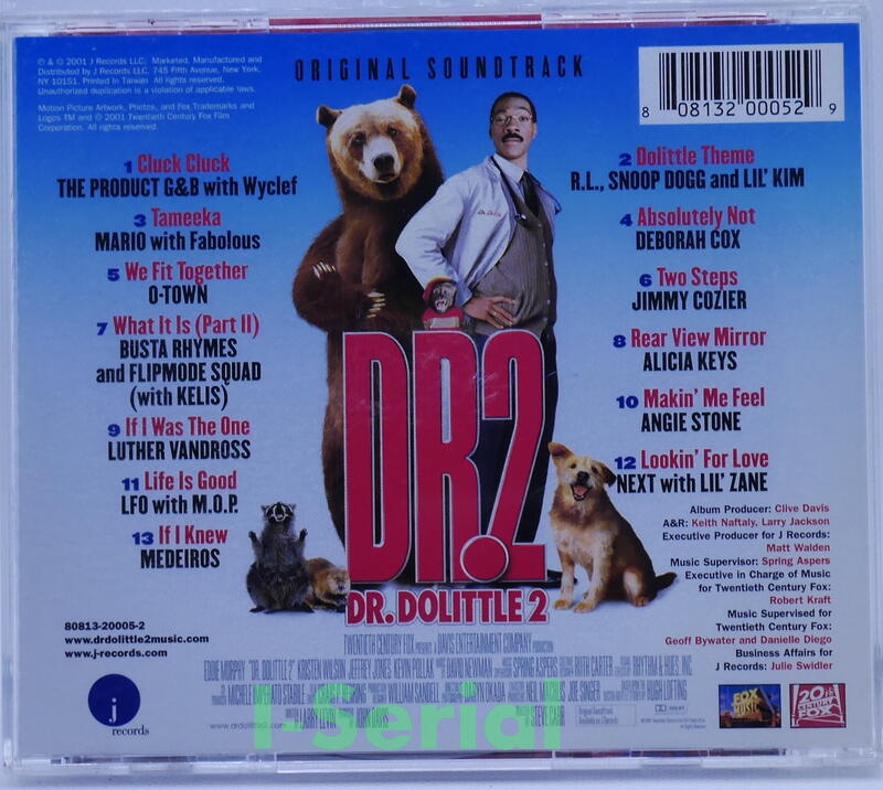 怪醫杜立德2 電影原聲帶/ DR. DOLITTLE 2 | 露天市集| 全台最大的網路