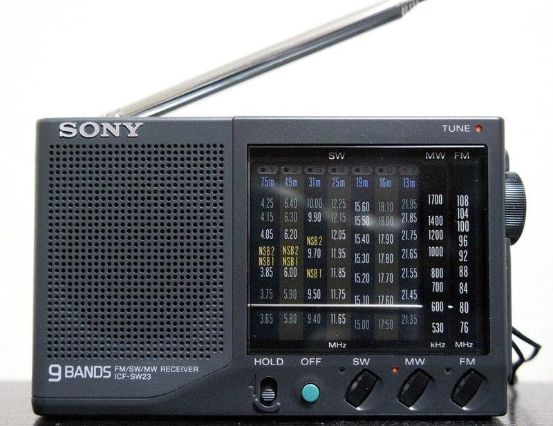 SONY FM/MW/SW1-7 ワールドバンドレシーバー ICF-SW23 - オーディオ機器