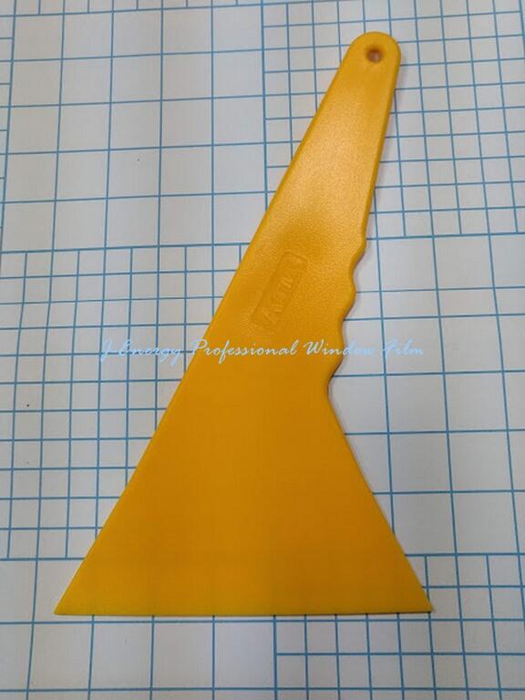KTM黃色中刮板 貼膜工具 隔熱紙工具(硬料)