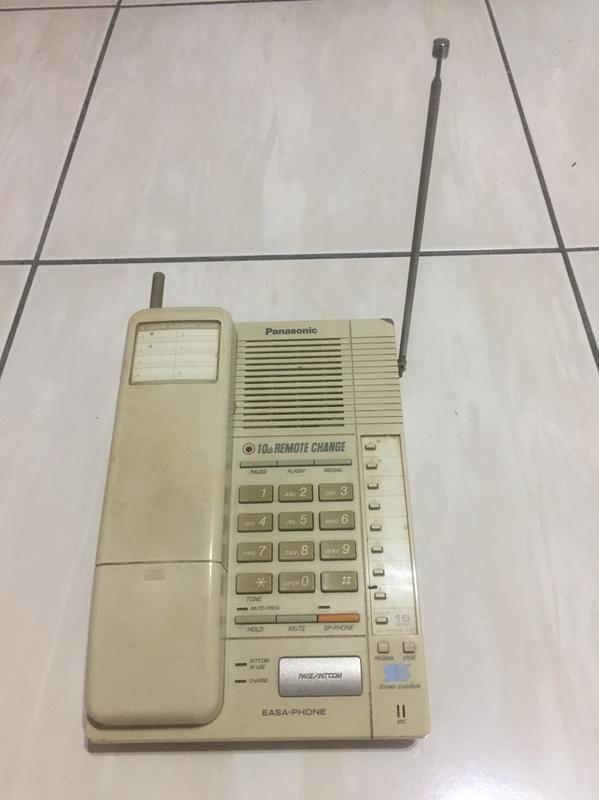 Panasonic 松下KX-3910H無線電話機  古董 道具  拍戲用