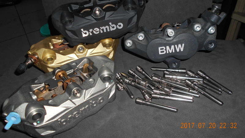 汐止黃大哥 brembo AK550 大鳥BMW R1200GS R1150 R1200RT專用 白鐵插銷