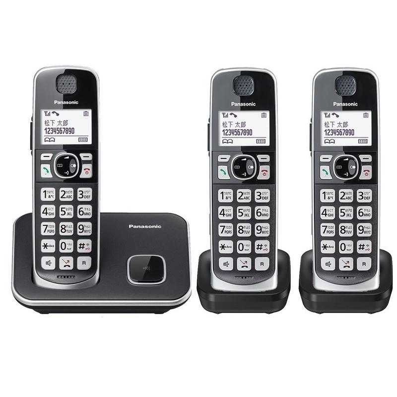 【通訊達人】【含稅】國際牌 Panasonic KX-TGE613 TW DECT數位無線電話3手機_黑色