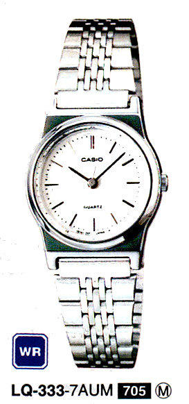 全新CASIO手錶 (美運國際有限公司)LQ-333-7A【女鐵帶石英錶】