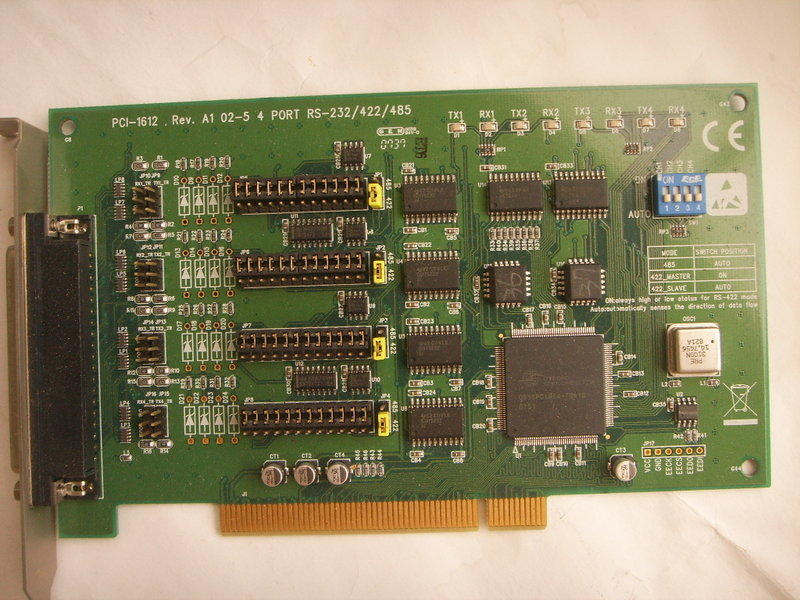 研華 PCI-1612 4-port RS-232/422/485 PCI Communication w/EFT 出售，新店台北矽谷可以面交。