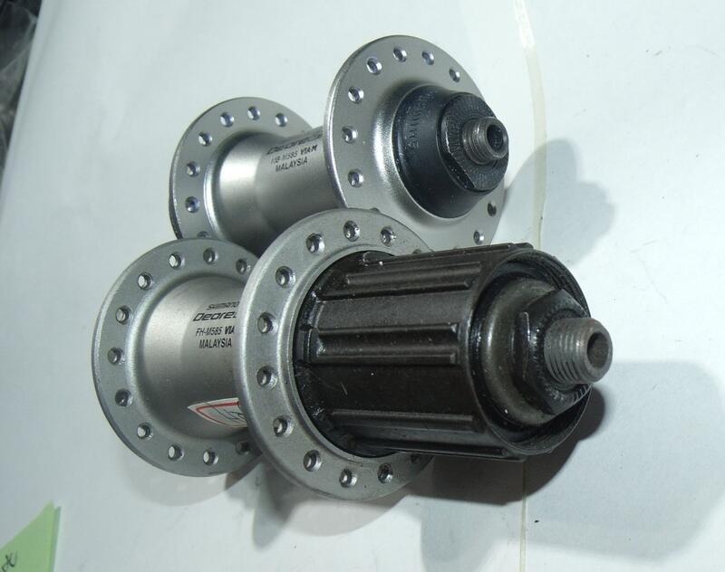 Jeu De Moyeux Shimano Deore LX M585 - 32 Trous, Frein à Disque, Occasion