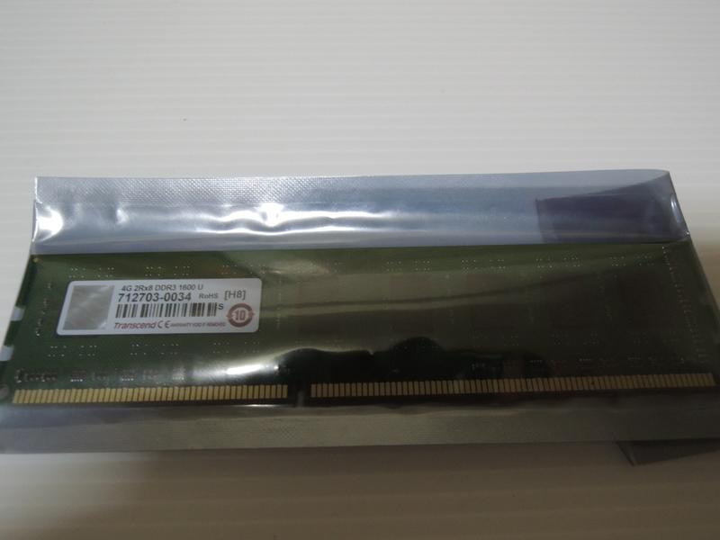 終保全新未拆原廠公司貨創見 DDR3 1600 4GB桌上型記憶體雙面 免運費