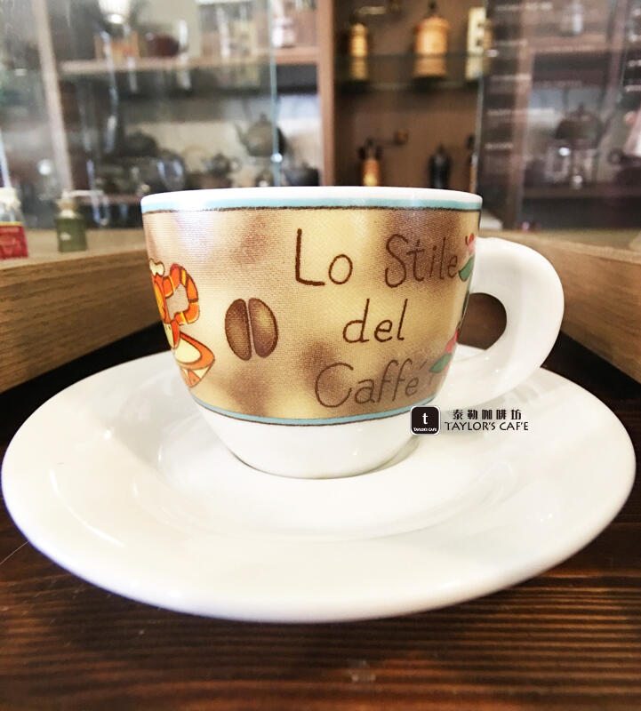 【TDTC 咖啡館】義大利 ORKER CAFE ESPRESSO 濃縮咖啡杯盤組 60ml - (款式：A 咖啡杯)