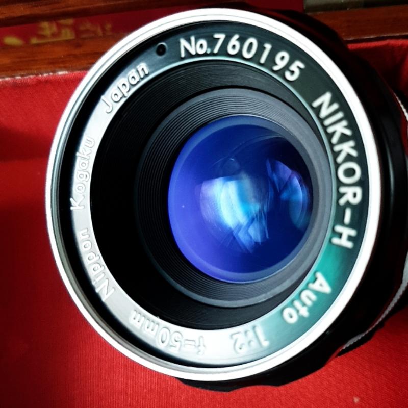 Nikon Nikkor-H. Nippon Kogaku Japan 50mm f2 標準定焦鏡(附Aid環)