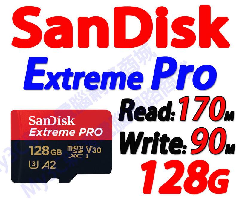 SanDisk 記憶卡 128G Extreme Pro Micro SD 另有 創見 GoPro 64G 256G Q