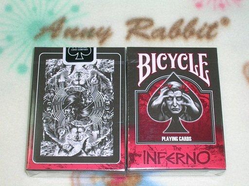 【USPCC撲克】：Bicycle inferno PLAYING CARDS 地獄 撲克