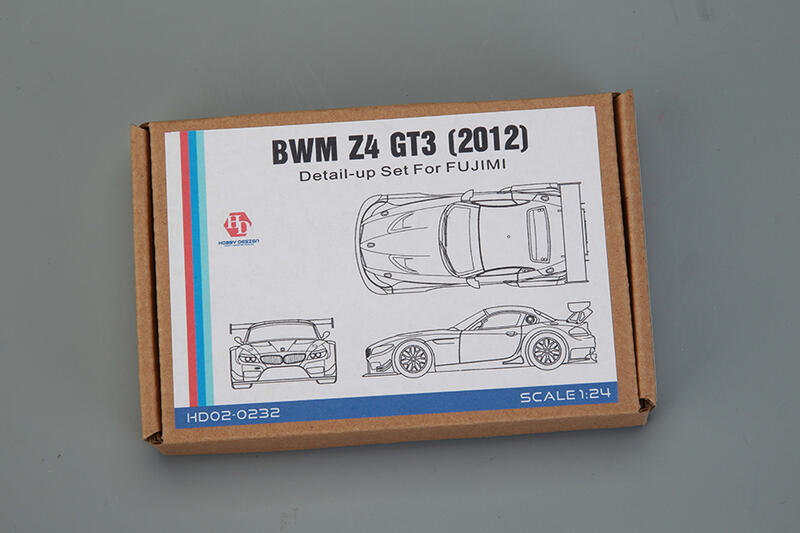 【傑作坊】Hobby Design HD02-0232 1/24 BMW Z4 GT3 2012 蝕刻改套