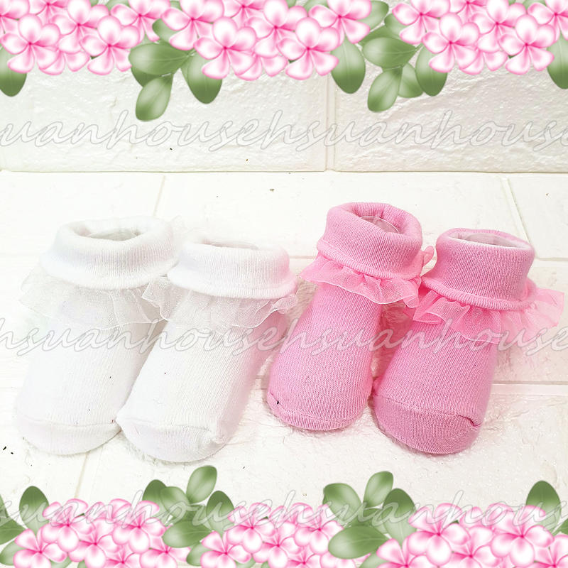公主襪 蕾絲襪 寶寶襪 新生兒 嬰兒襪