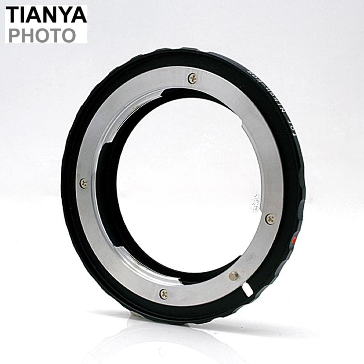 我愛買Tianya銅+鋁Nikon轉EOS轉接環(F接環轉EF接環)Nikon-Canon轉接器Nikon-EOS轉接環