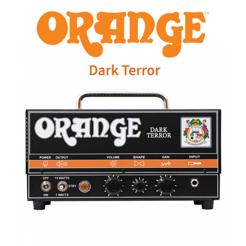 【又昇樂器 . 音響】英國 ORANGE Dark Terror 15W 全真空管 電吉他 音箱頭