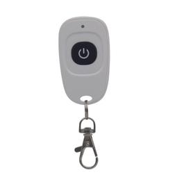 433MHz單鍵 雙鍵發射器白色鴨蛋鑰匙扣遙控器 新款遙控器可配無線開關接收器 無線遙控器安防門禁遙控器