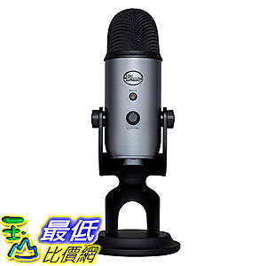 [8美國直購] 一年保固 Blue Yeti USB Microphone 專業電容式 麥克風 雅痞灰