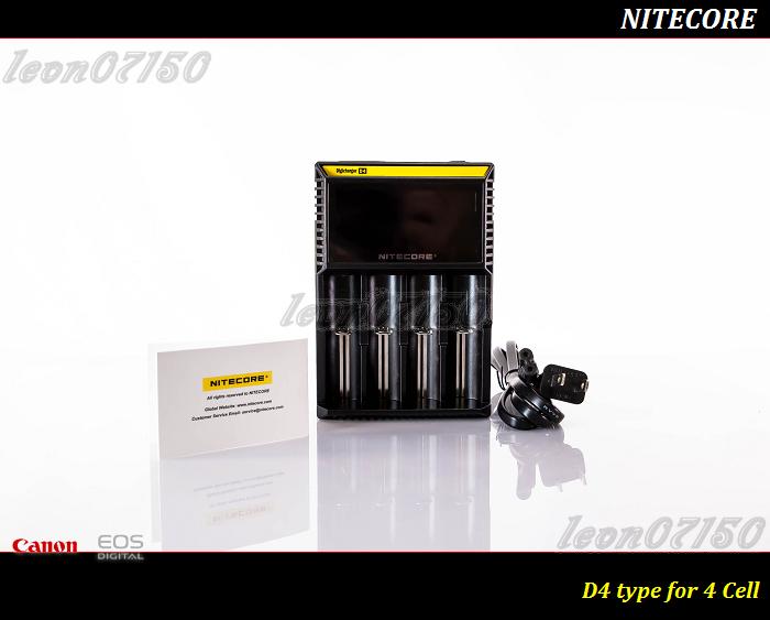 【特價促銷】NITECORE D4 萬用智慧LED液晶充電器18650/AA/AAA/enelope