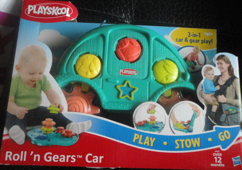 ~~。~~(近全新)兒樂寶 PLAYSKOOL 貝比玩具 攜帶式輪轉小車遊戲組