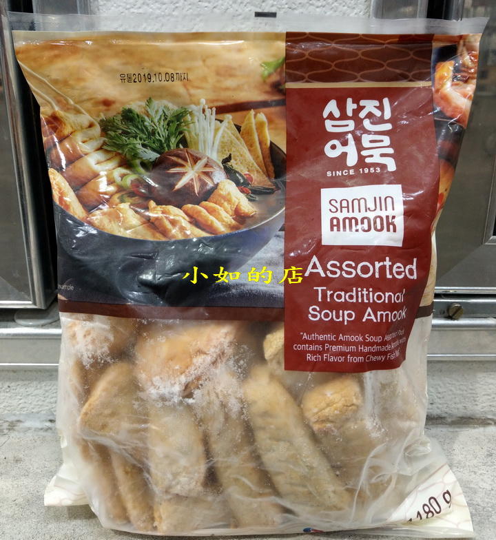 【小如的店】COSTCO好市多代購~SAMJIN AMOOK 韓國進口傳統魚板(每包1180g)低溫運1-2包 150元