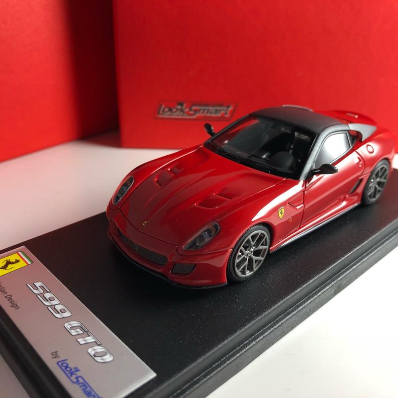 已售出Look Smart 義大利品牌1/43 Ferrari 599 GTO 法拉利標準紅| 露天