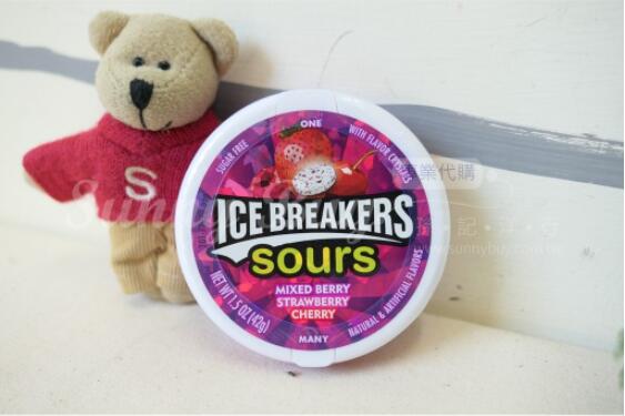 【Sunny Buy】◎現貨◎ ICE BREAKERS 綜合水果(草莓 櫻桃 覆盆莓) 喉糖 盒裝42g