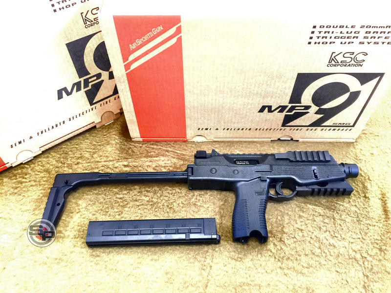 【新北模型】KSC/KWA MP9 GBB衝鋒槍  