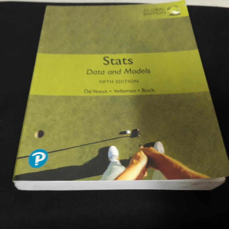 Stats: Data and Models 5e  七成新 @23 9781292362212